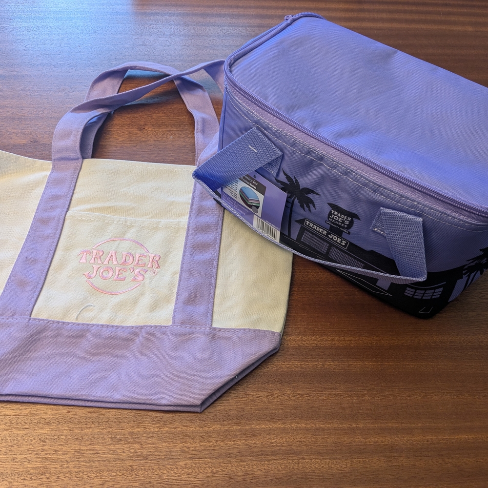 Trader Joe's Tote and Cooler Bag Set